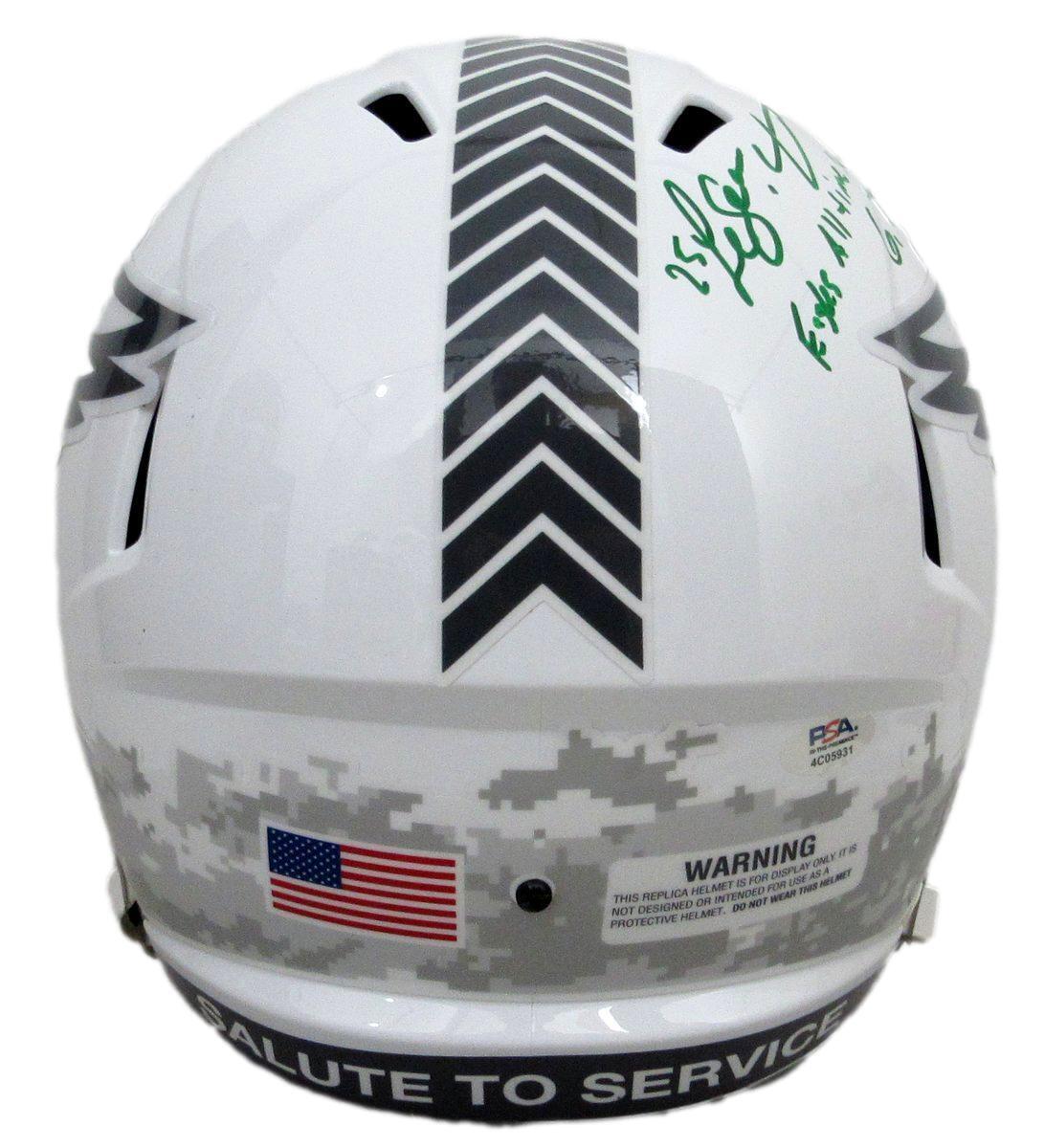 Lesean Mccoy Signed/Inscr Eagles Salute To