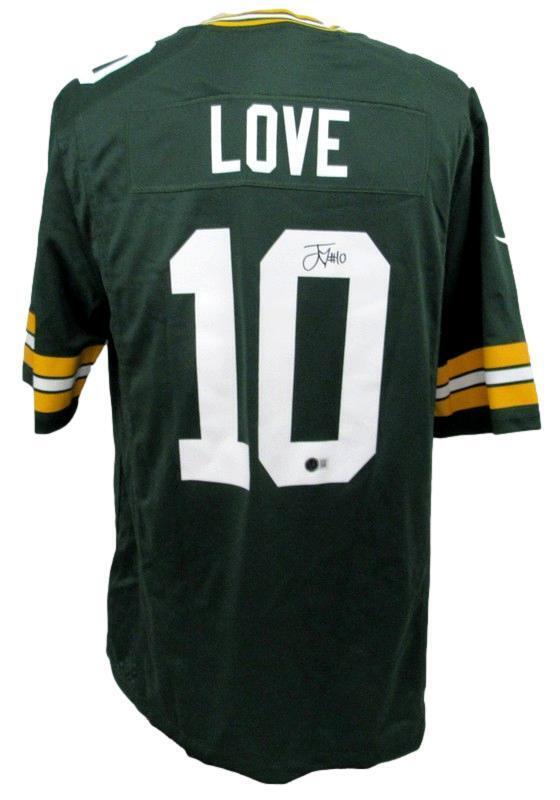 Jordan Love Signed/Auto Green Nike Onfield Jersey