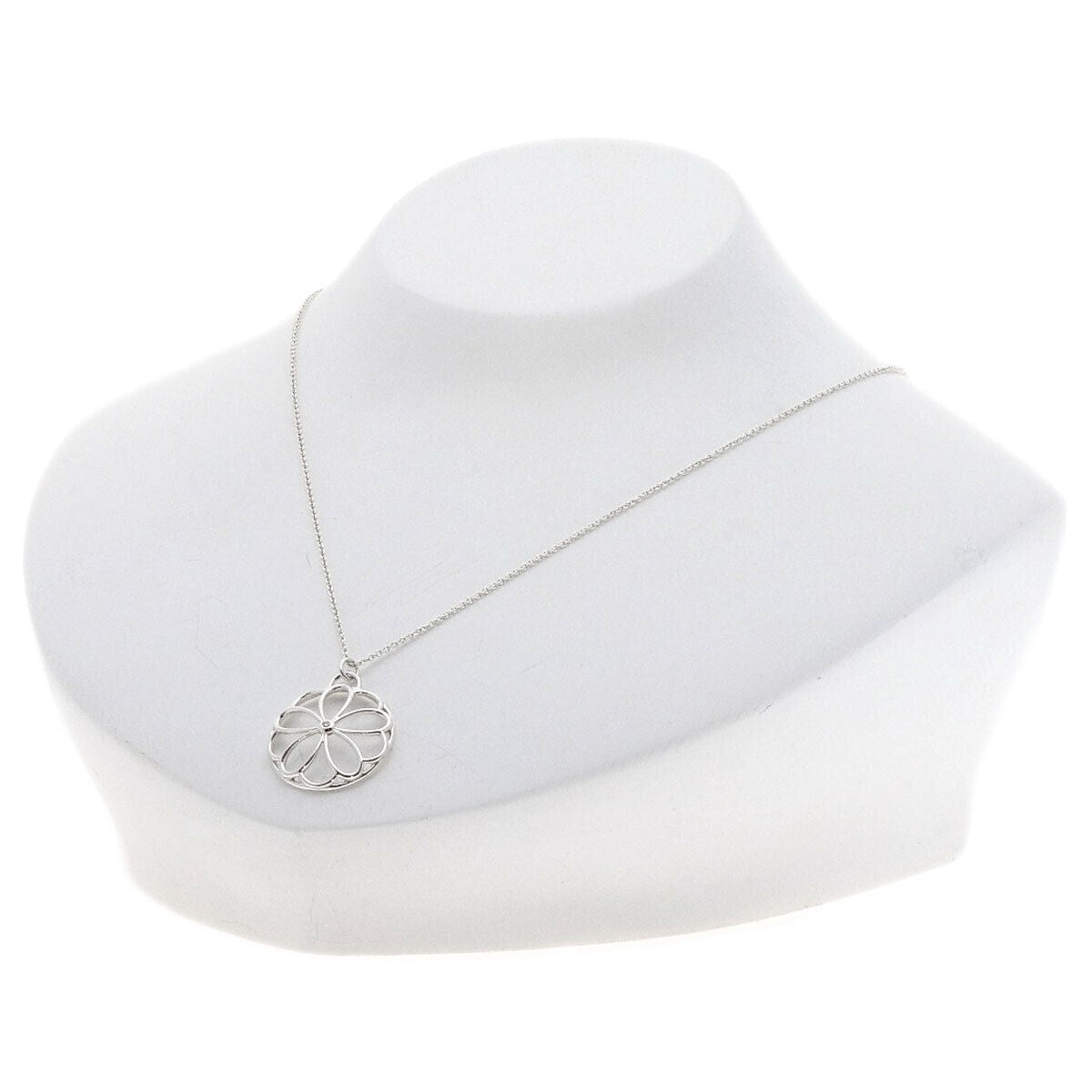 TIFFANY&Co. Necklace Flower Circle 1P Diamond
