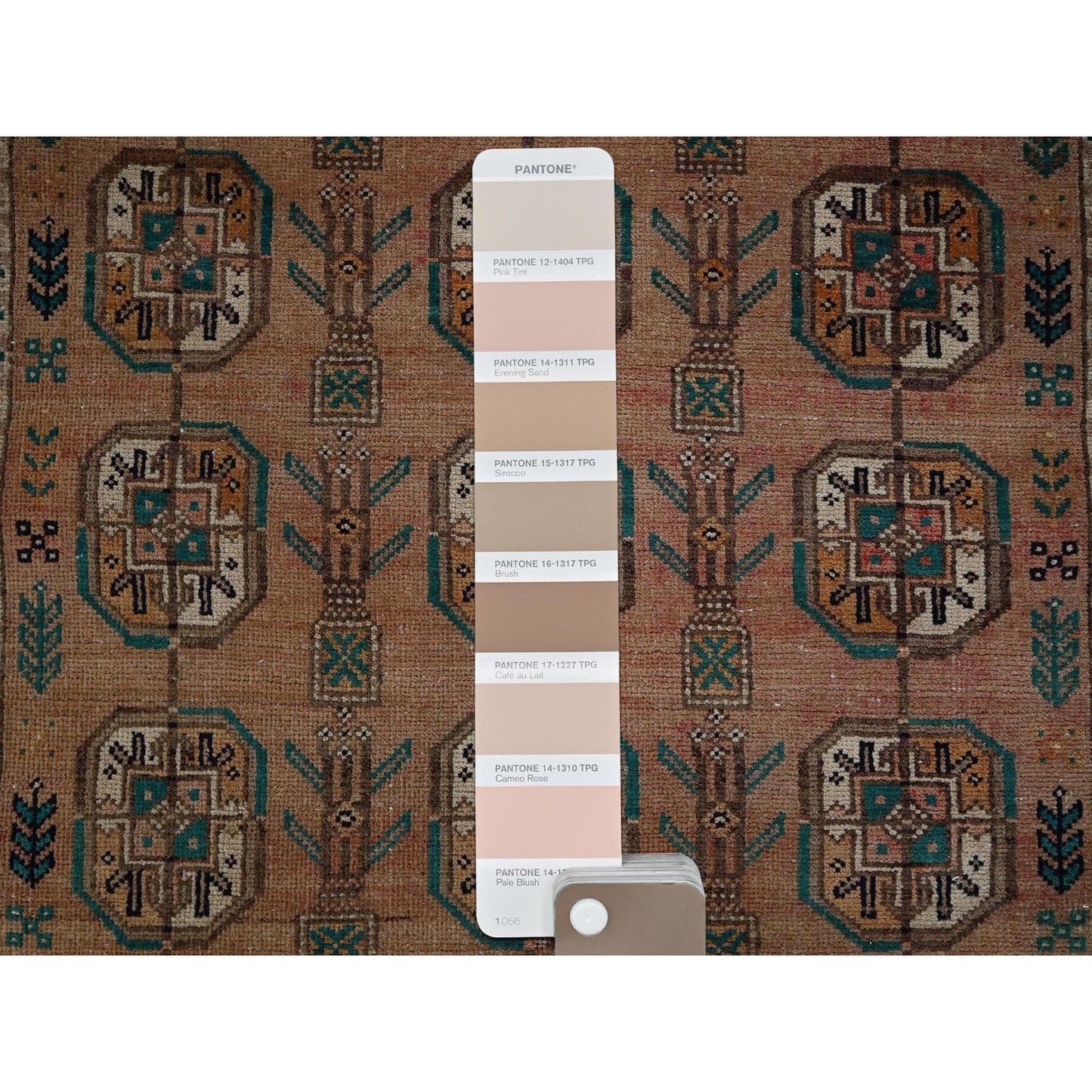 2'4"X7'8" Brown Vintage Zoroastrian Sheeraz Hand Knotted Wool Runner Rug