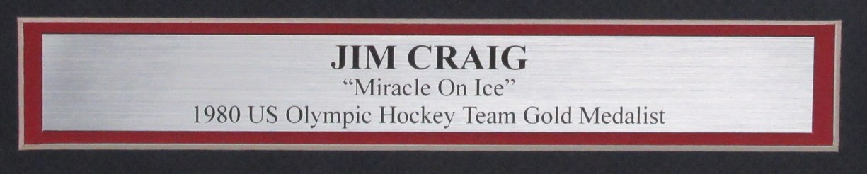 Jim Craig Usa Hockey Signed/Autographed 16X20