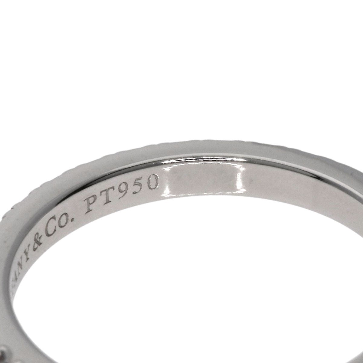 PT950 TIFFANY&Co. Novo Half Eternity Diamond Ring Platinum