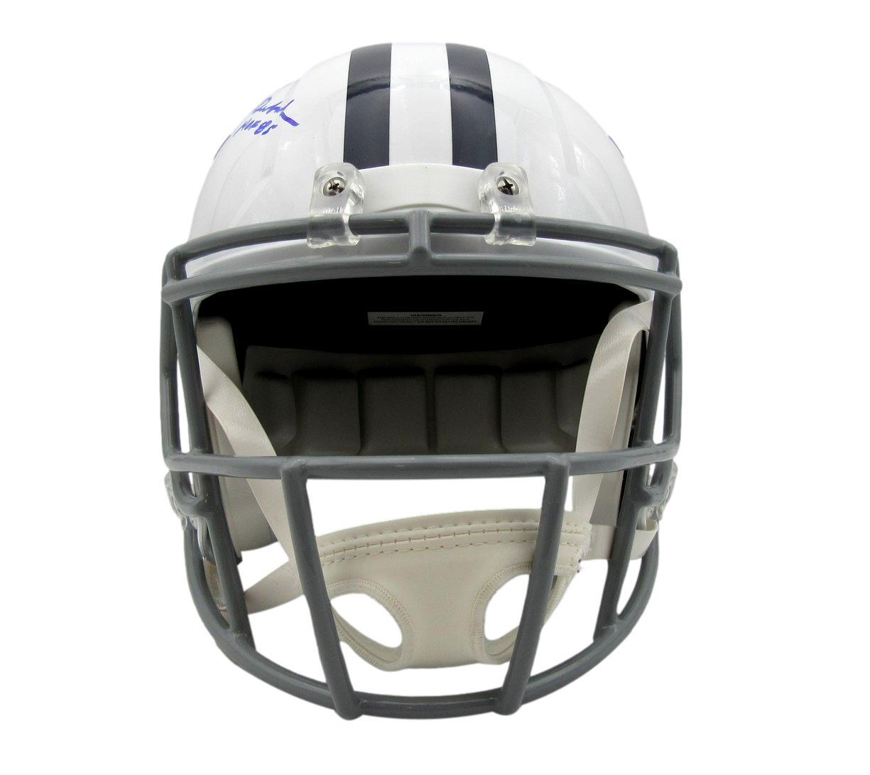Roger Staubach Hof Signed/Inscr Full Size