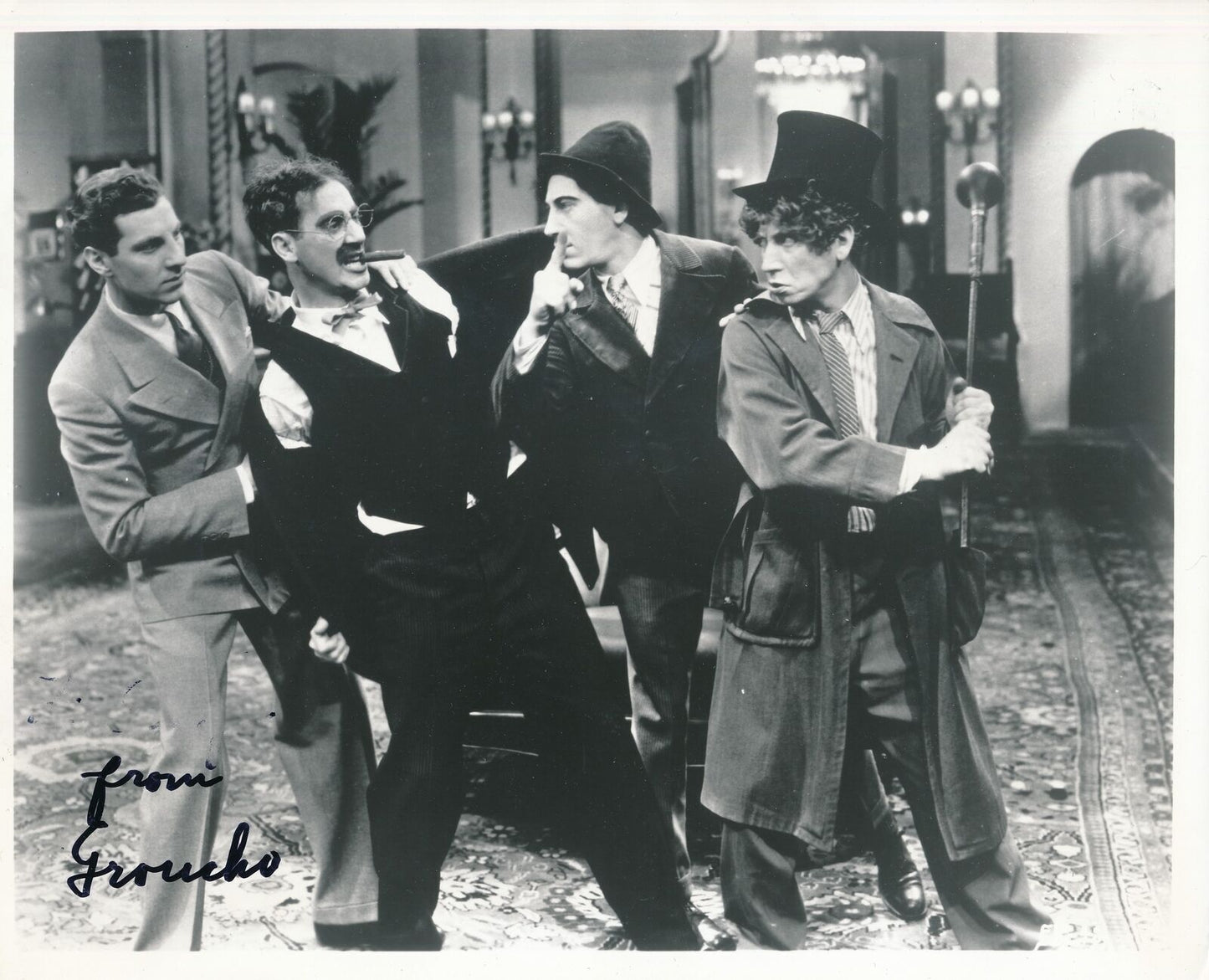 Groucho Marx Autographed/Inscribed 8X10 Photo