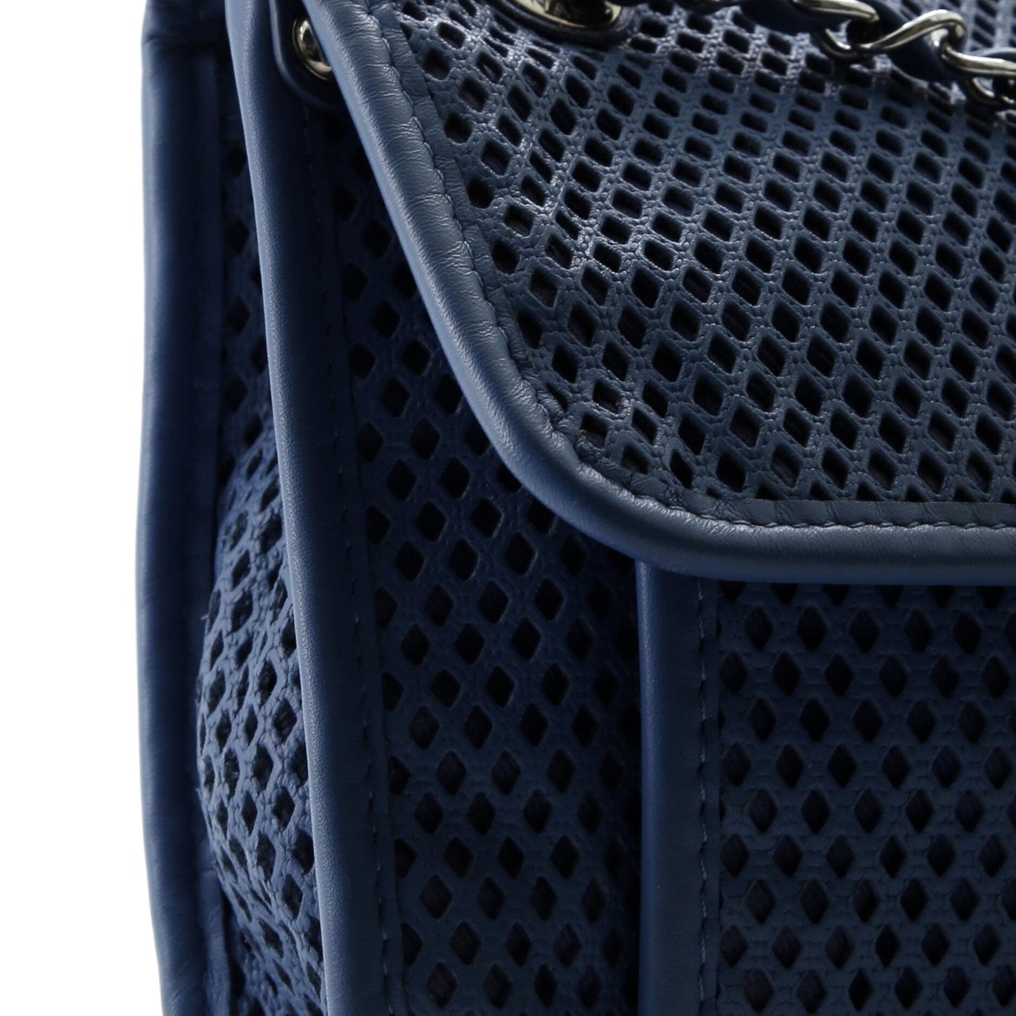 Chanel Up In The Air Flap Bag Perforated Leather Medium