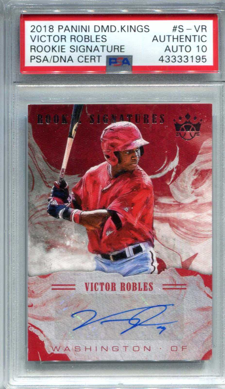 Victor Robles 2018 Panini Diamond Kings Rookie