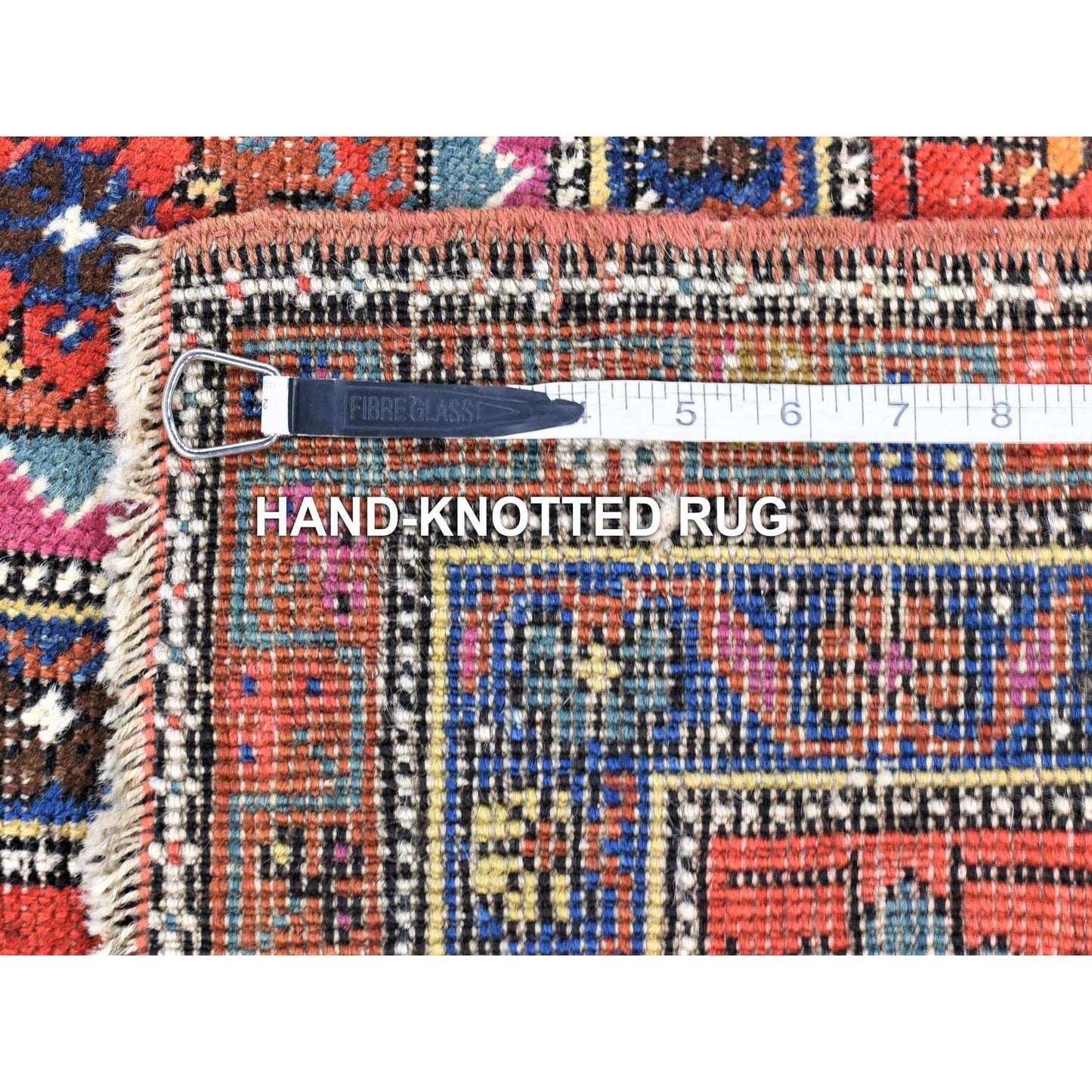 6'5"X14' Blue Antique Northwest Farsian Wool Hand Knotted Wide Runner Rug