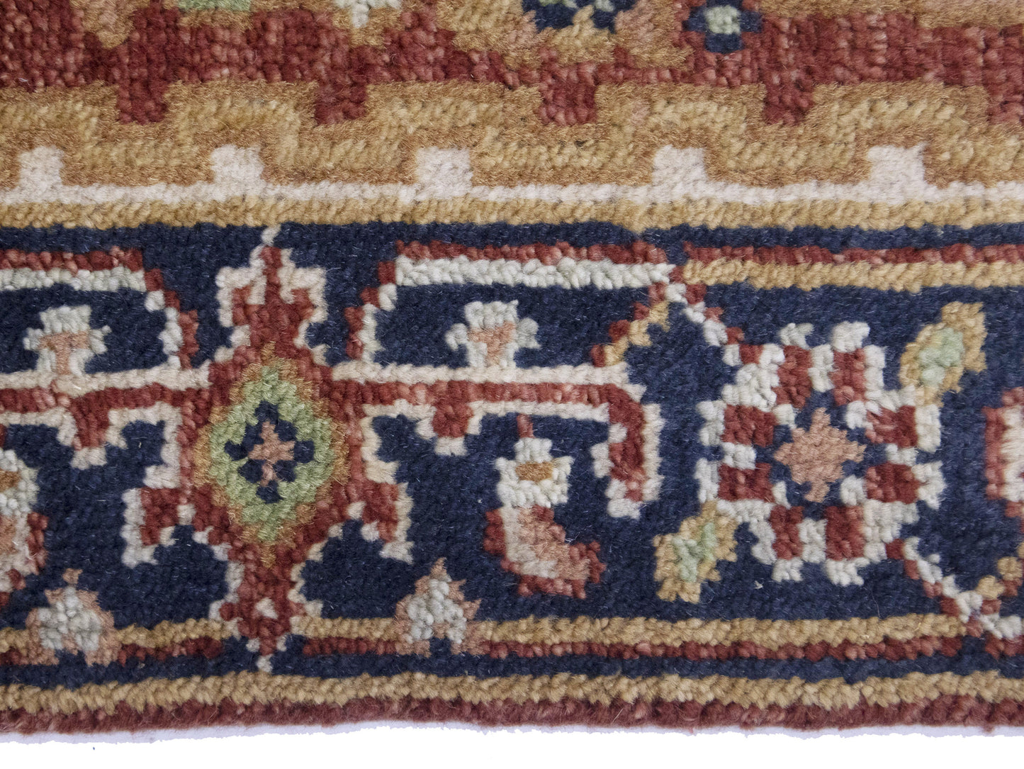 Handmade Serapi Heriz Oriental Runner Rug Floral