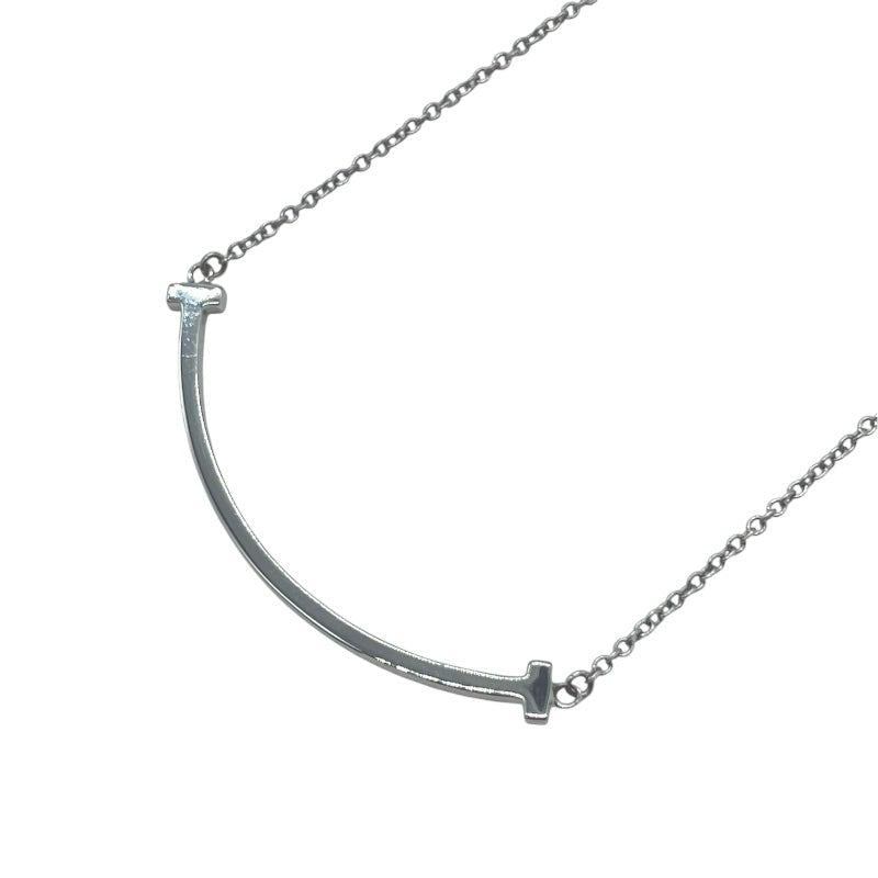 Tiffany & Co. T Smile Small Necklace K18Wg
