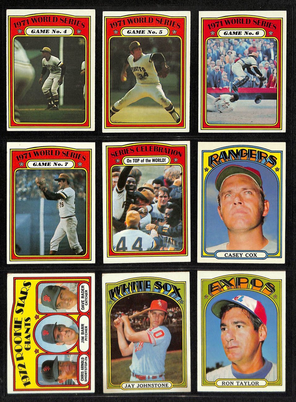 1972 Topps Baseball Complete Set (787)