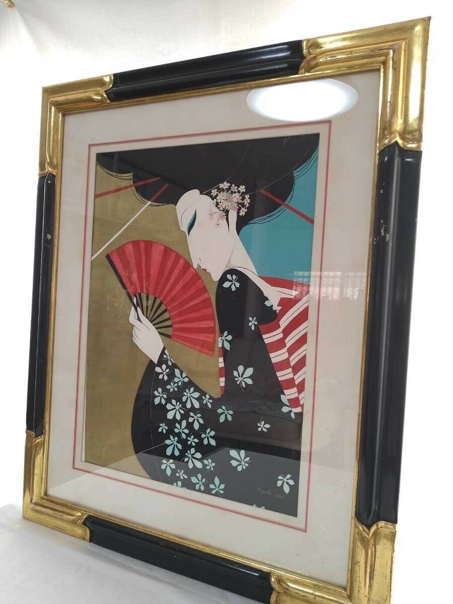 Roberto Tortoli Art Deco Original Acrylic Gouache