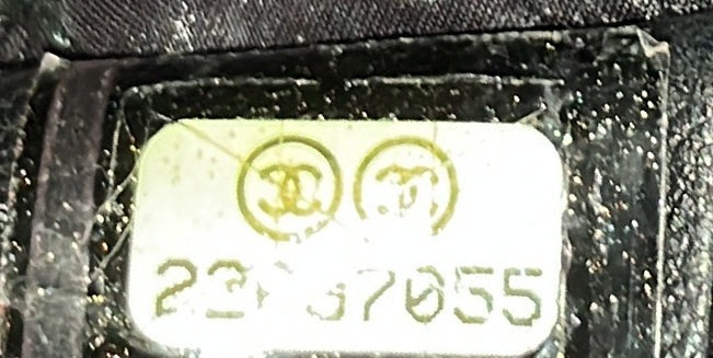 Chanel Boy O Case Clutch Quilted Caviar Medium