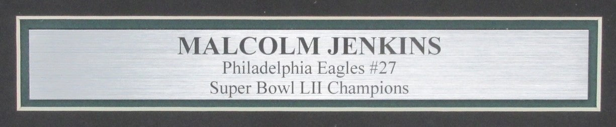 Malcolm Jenkins Signed 16X20 Photo Philadelphia Eagles Framed Beckett 185638