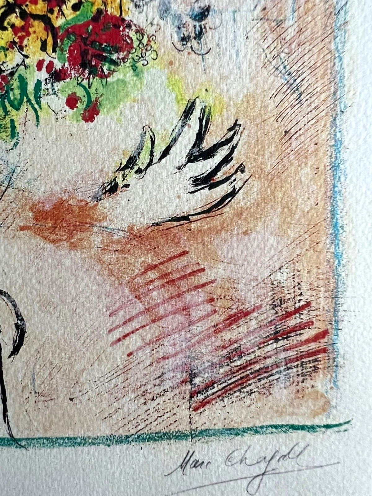 Marc Chagall Lithograph Coa Signed Op Numbered
