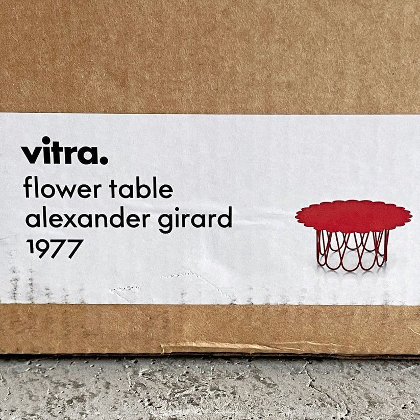 Red - vitra Flower Table - Alexander Girard - 1977 - ?60cm