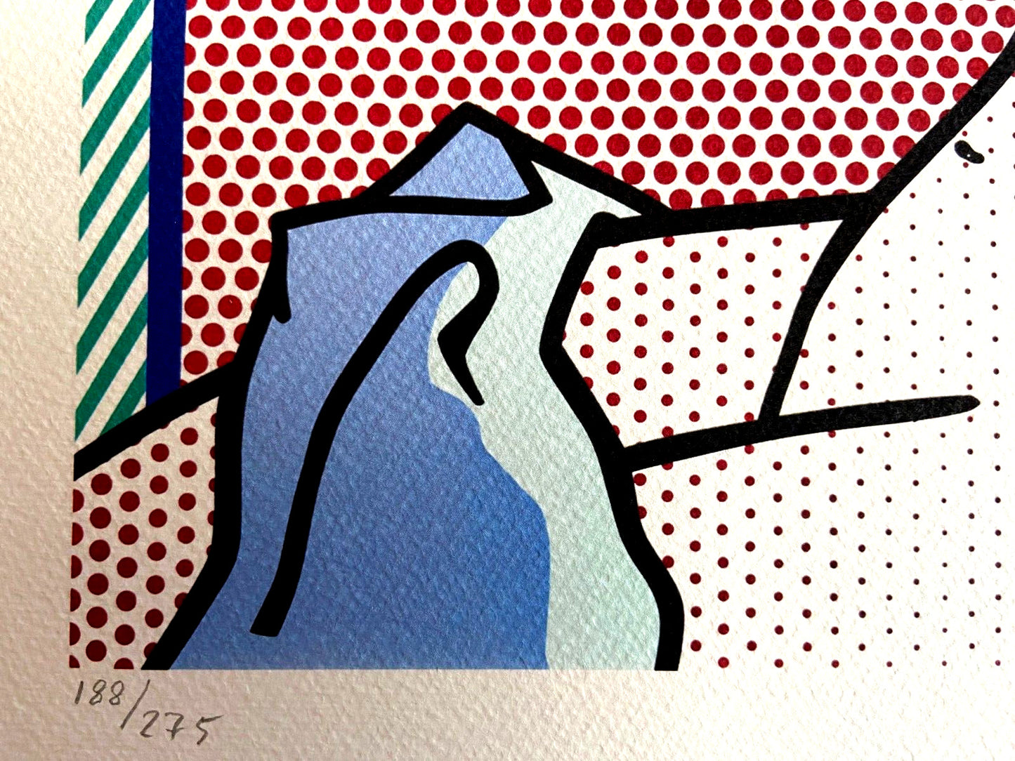 Roy Lichtenstein Lithograph Coa Hand Numbered