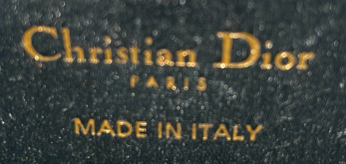 Christian Dior Bee Clutch Satin