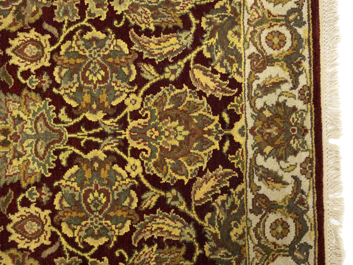 Handmade Floral Style Agra Jaipur Oriental Runner