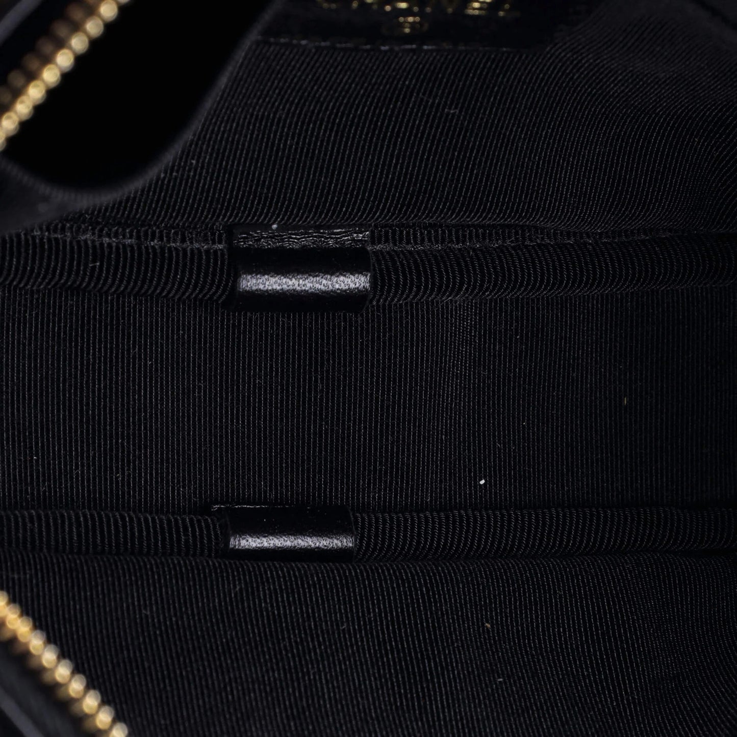 Chanel Cc Front Pocket Waist Bag Quilted Lambskin
