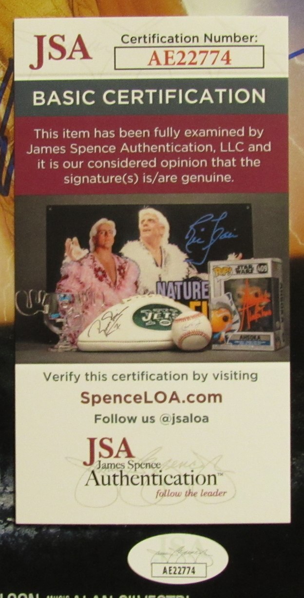 Michael J Fox/Christopher Lloyd Sign/Auto 11X17