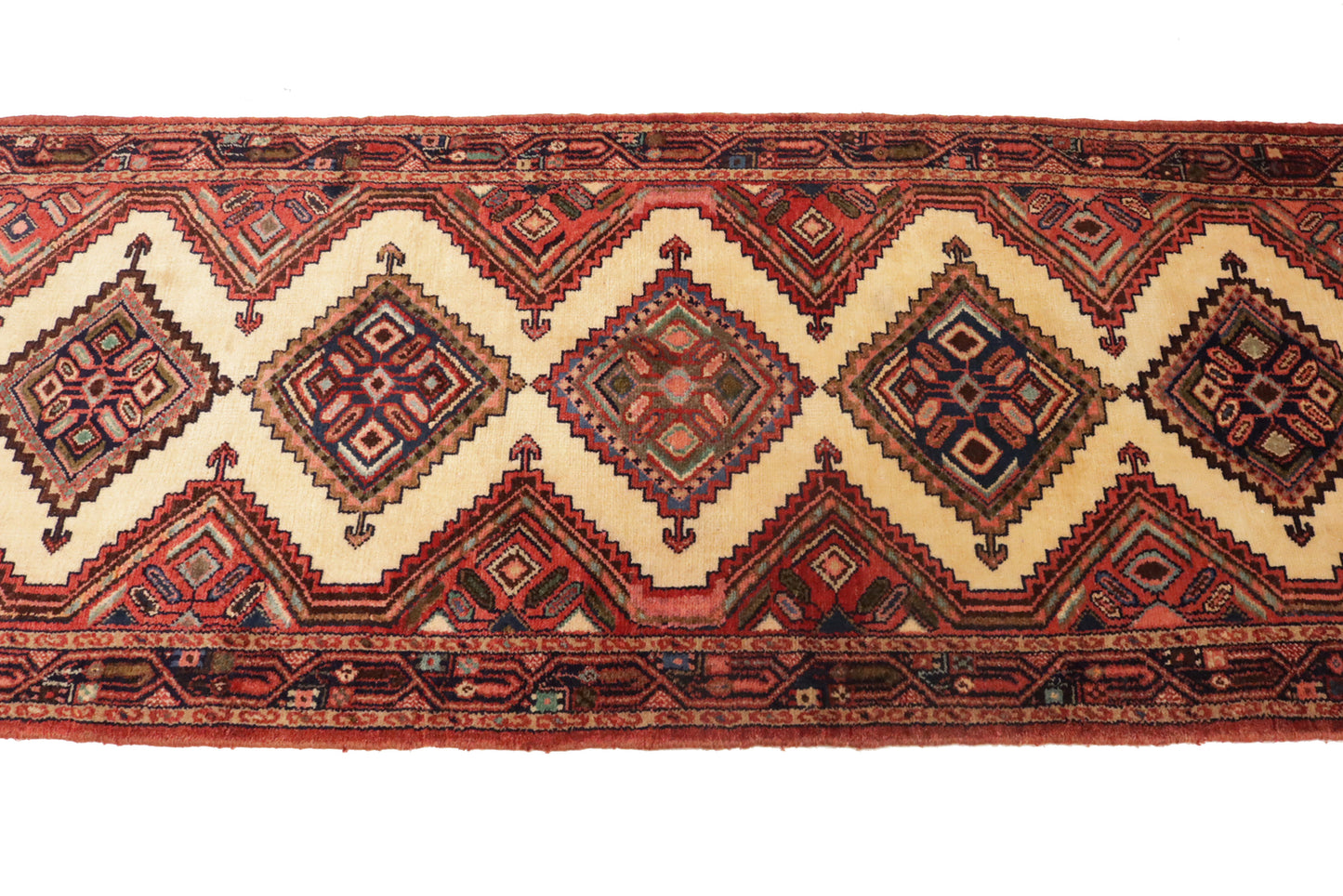 Handmade Wool Oriental Runner Rug Tribal Design