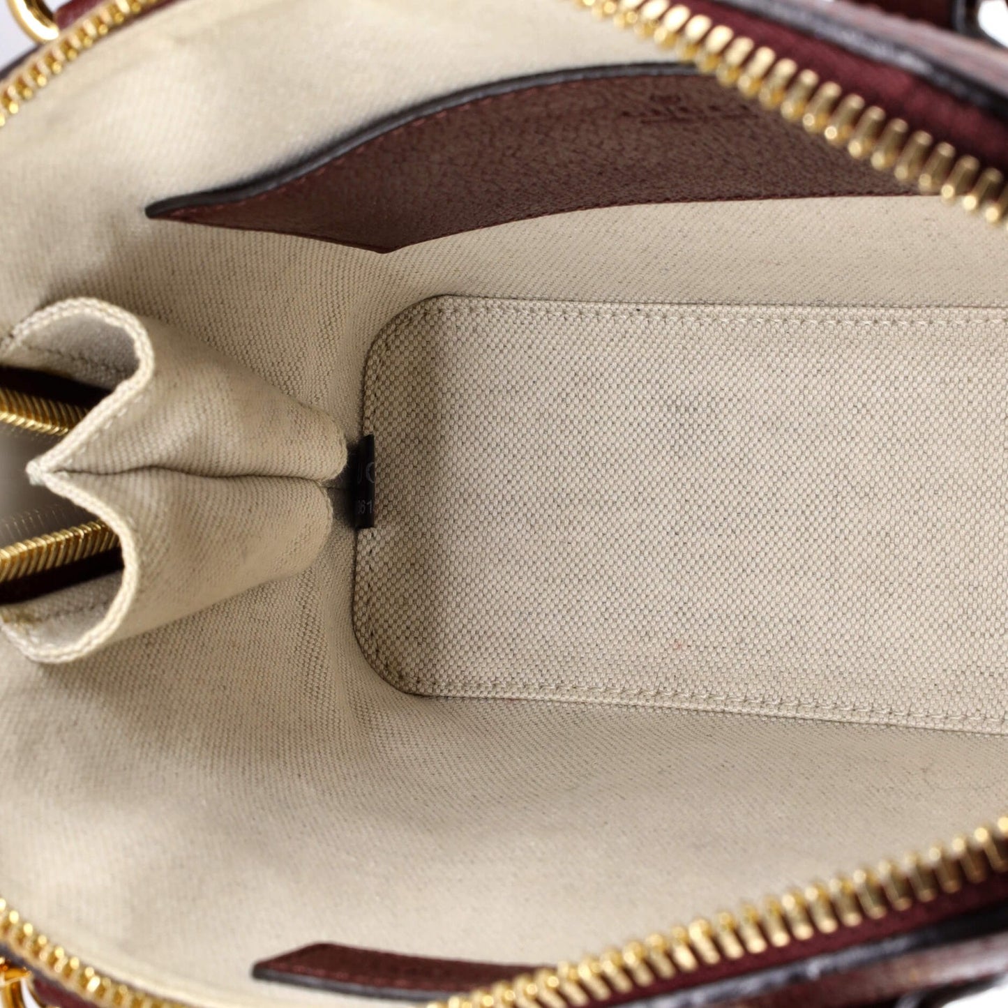 Gucci Horsebit 1955 Top Handle Bag Gg Canvas With Leather Mini
