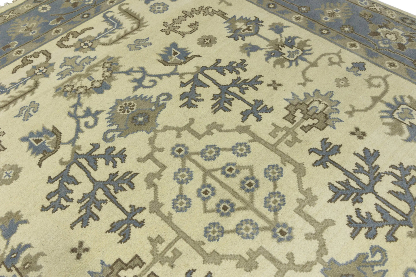 8X10 Ft Oushak Chobi Oriental Rug Floral Design
