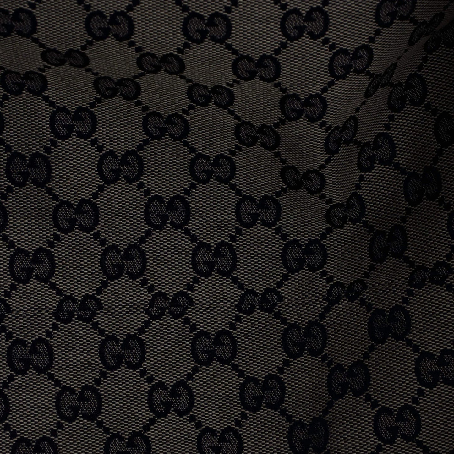 Gucci Tonal Gg Drawstring Tote Leather