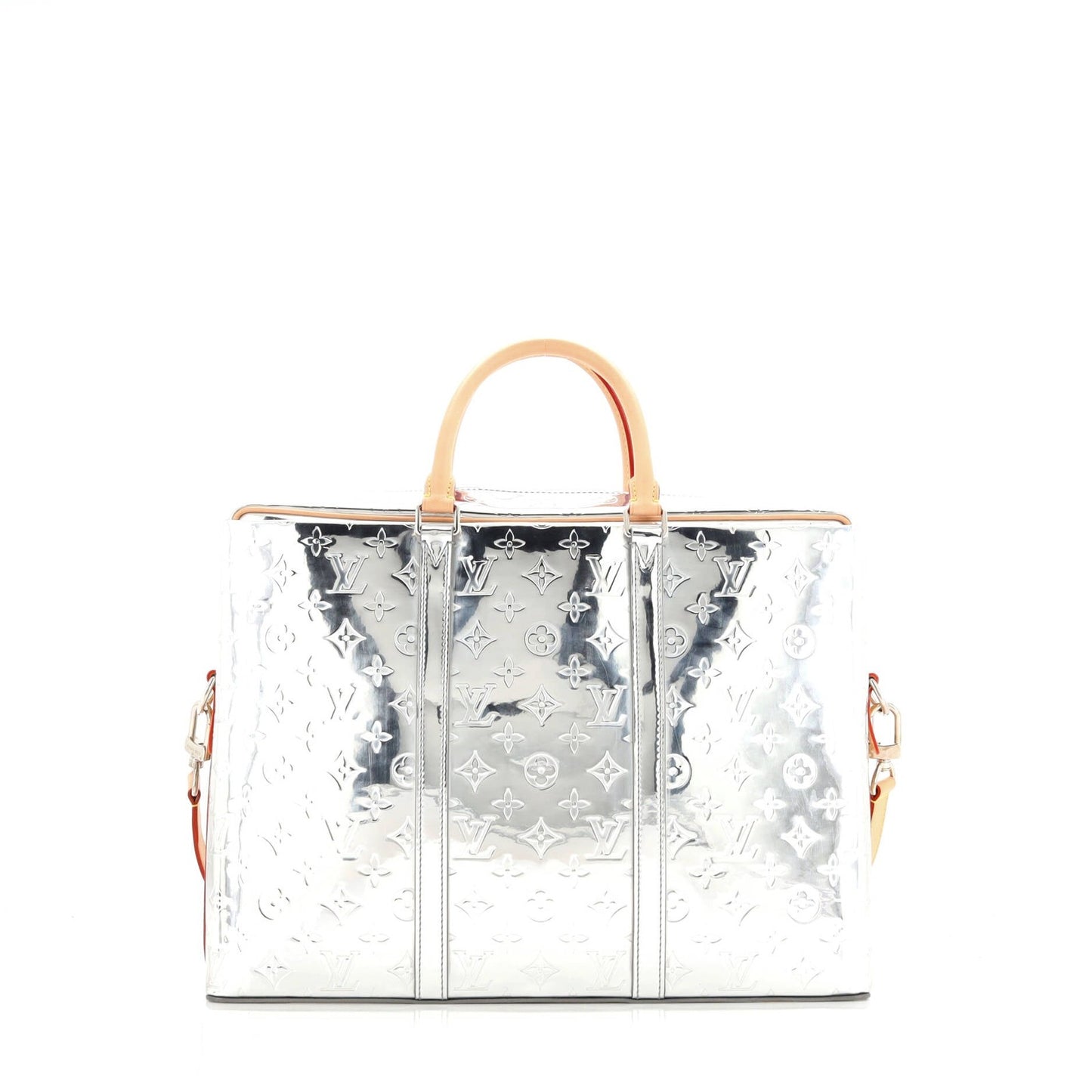 Louis Vuitton Neo Porte Documents Voyage Monogram Mirror Coated Canvas