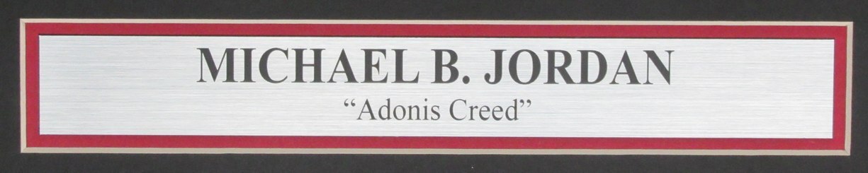 Michael B. Jordan Signed 16X20 Photo "Creed" Framed Beckett 185500