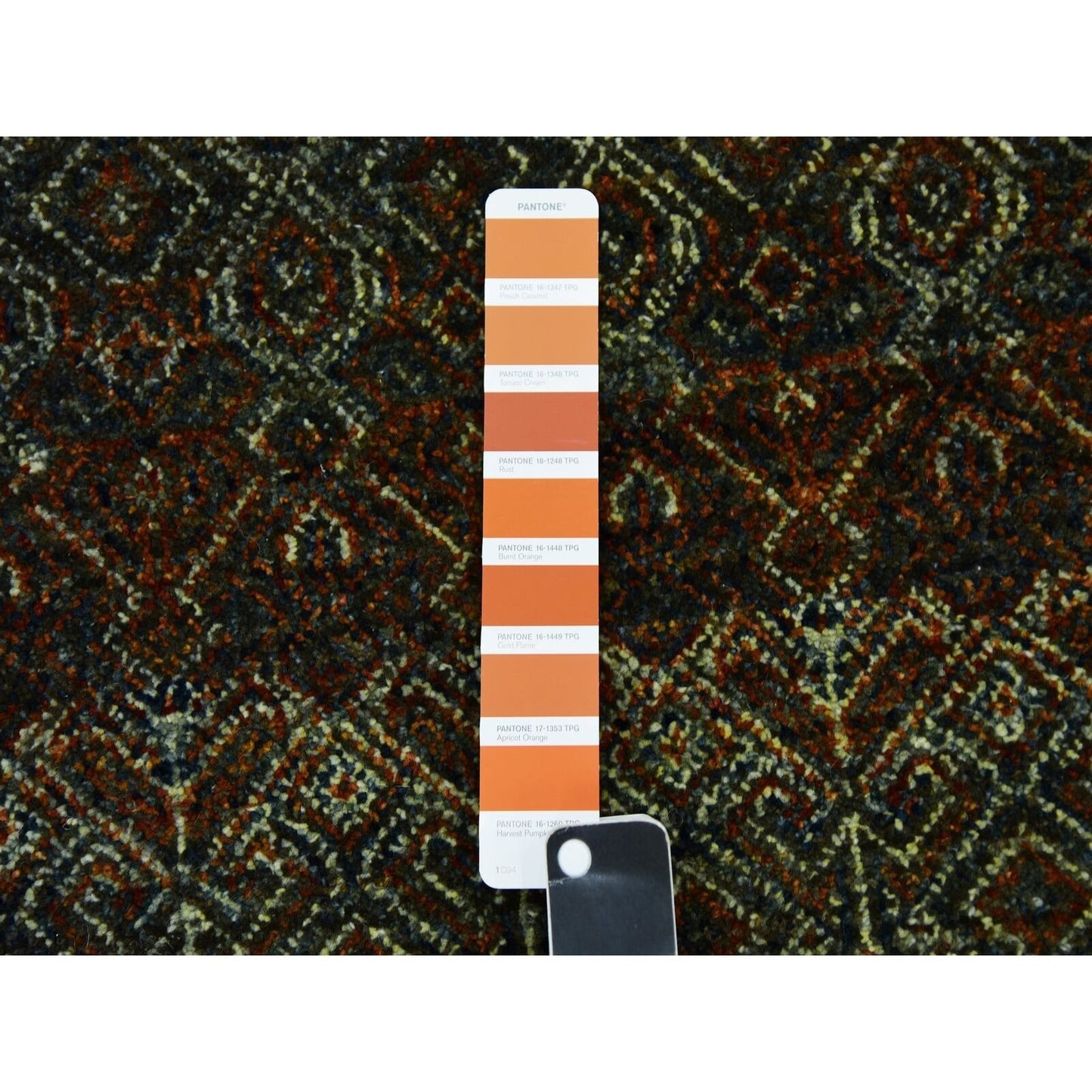 2'6"X12' Brown Hand Knotted Kohinoor Herrita Design 100% Wool Runner Rug