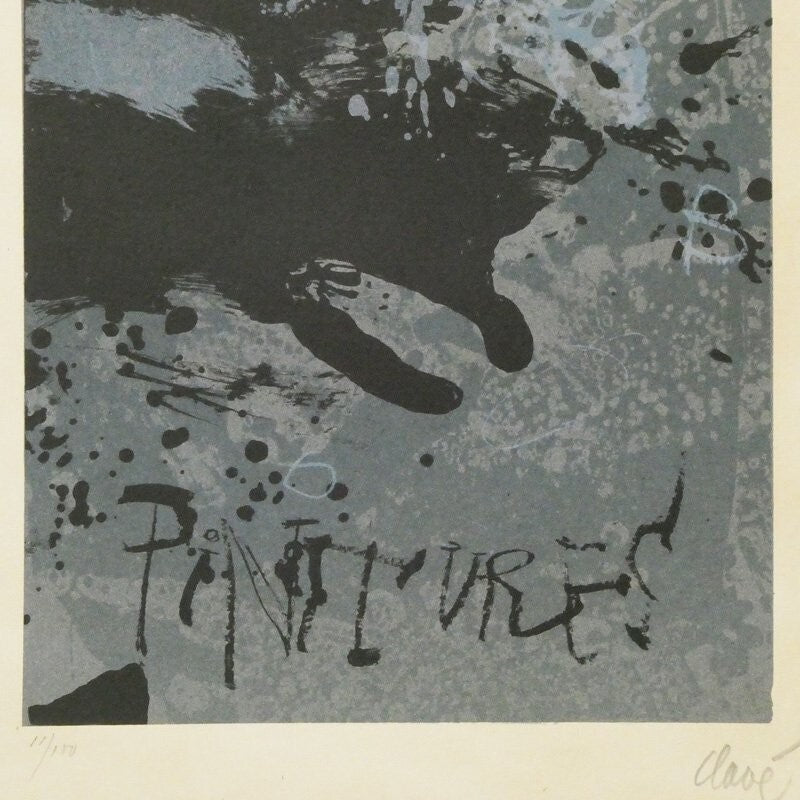 Antoni Clave "Pintures" Signed Limited Edition