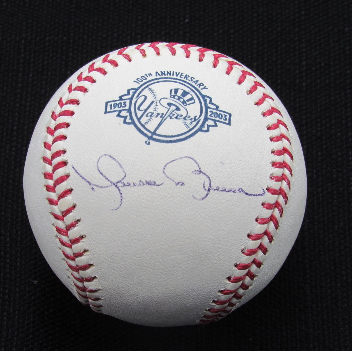 Mariano Rivera Signed/Auto Yankees 100Th Oml
