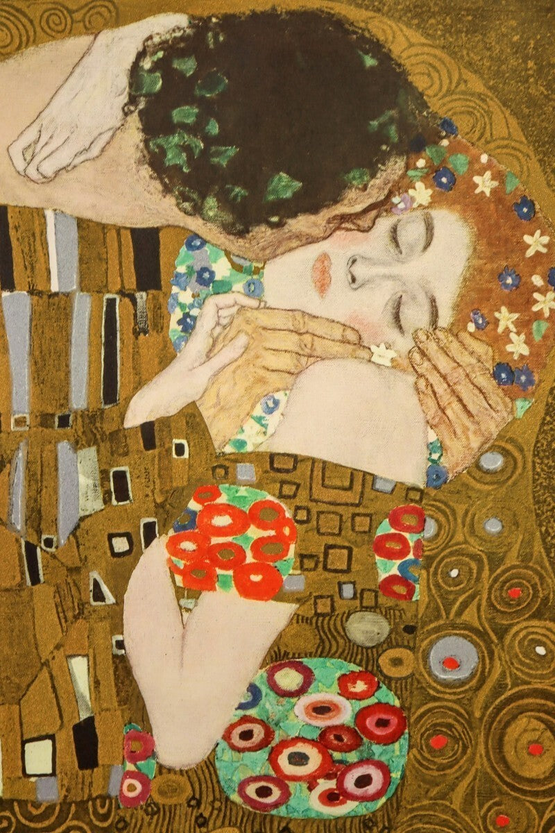 Gustav Klimt The Kiss Large Offset Print -24.8" Verlag Galerie Welz Austria