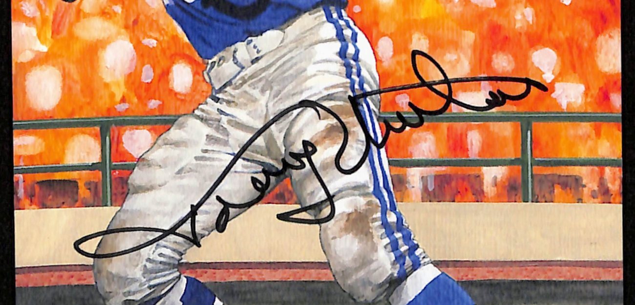 Johnny Unitas Hof Colts Autographed Glac