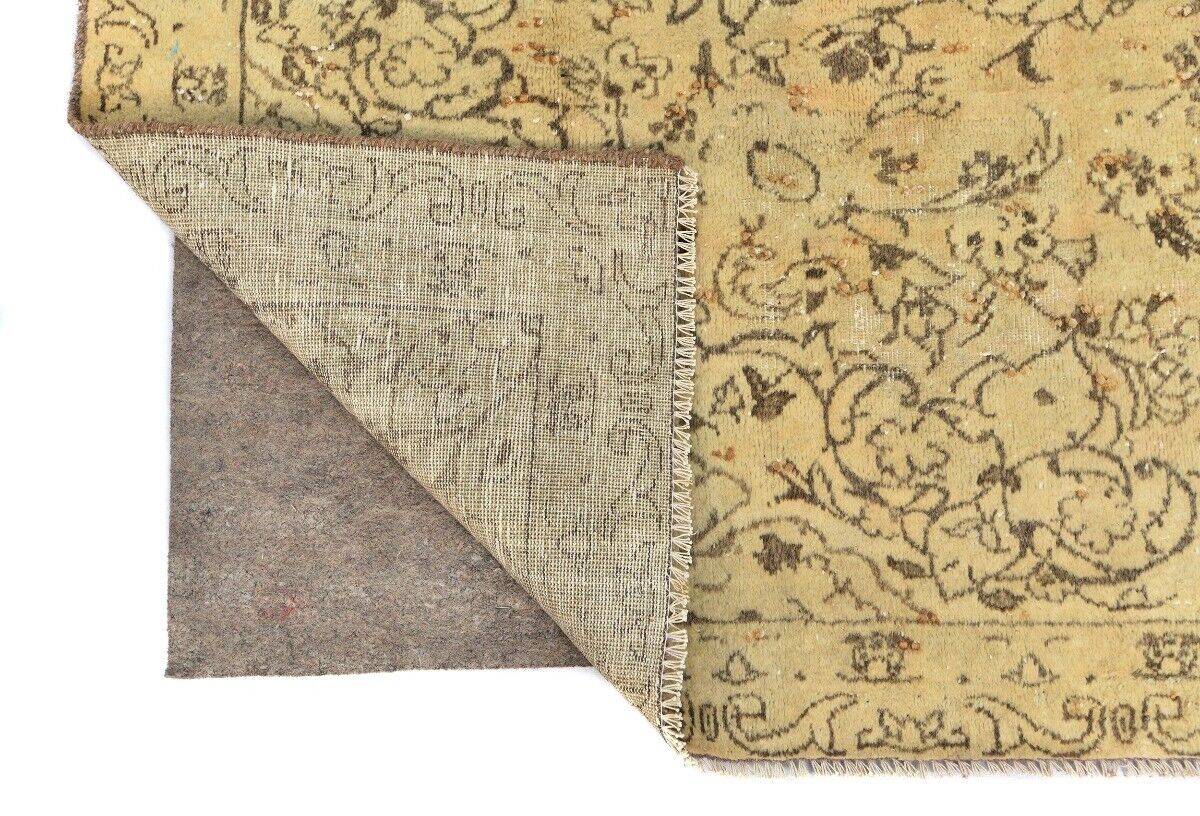 Hand-Knotted Antique Oriental Rug Distressed