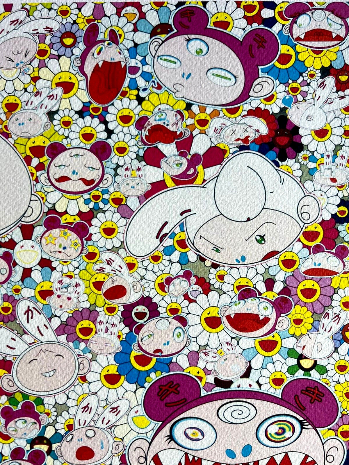 Takashi Murakami Lithograph Mori Art Coa Numbered Limited 200 Exe