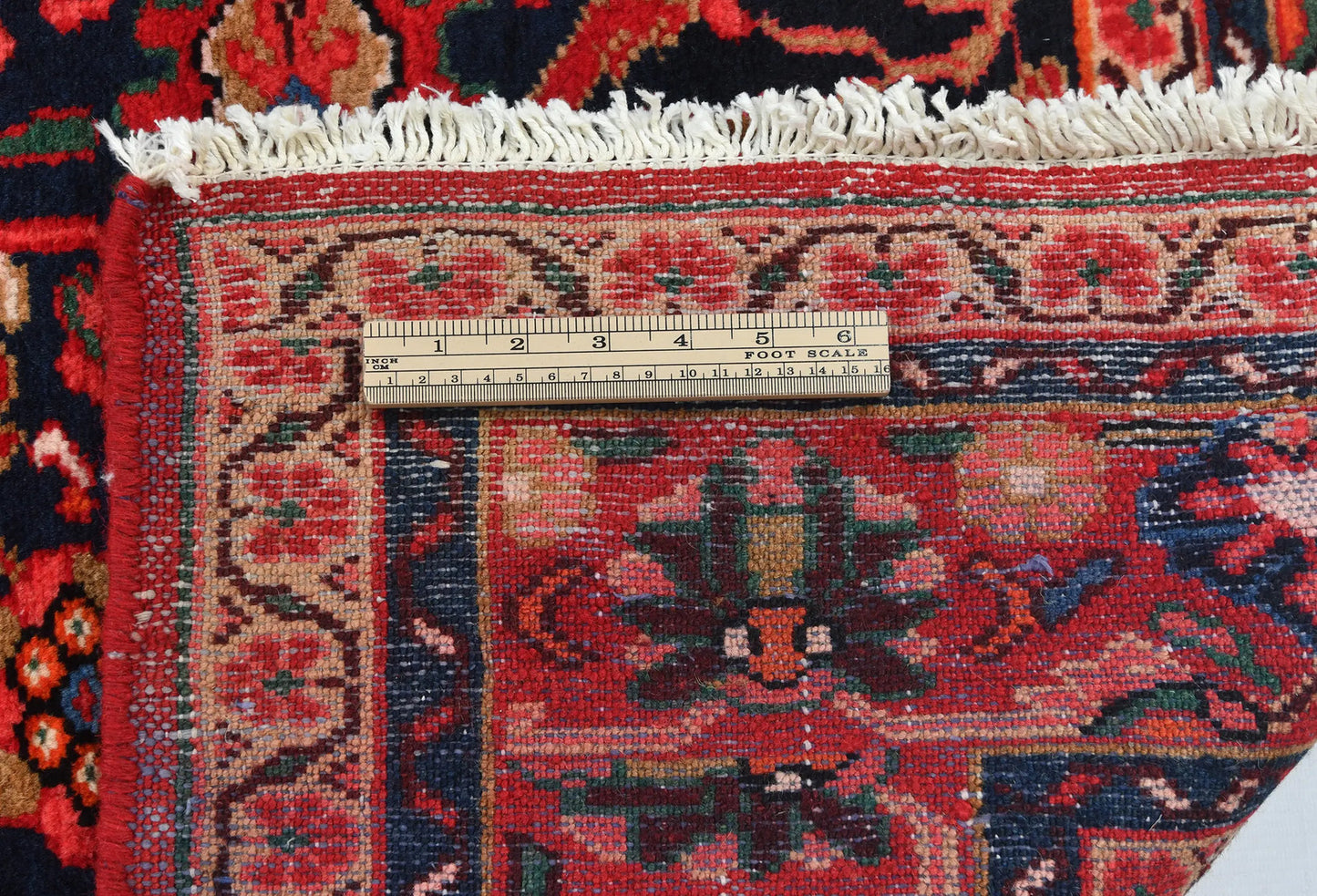 Handmade Vintage Rug Classic 5X11 Ft Floral