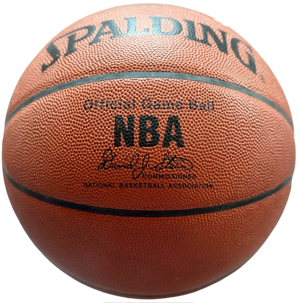 (Beckett) Jenny McCarthy Autographed Spalding Leather Game Ball