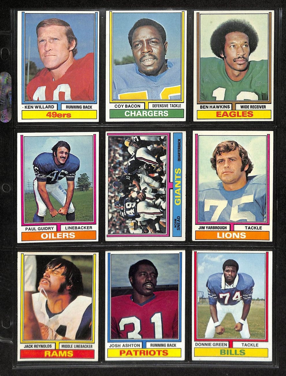 1974 Topps Football Card Complete Set (1-528) Bradshaw Hannah Rc Staubach 197448