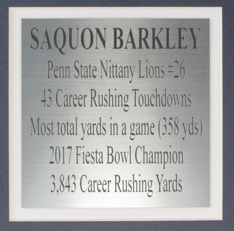 Saquon Barkley Autographed Jersey Penn State