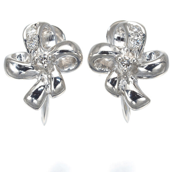 Tasaki Earrings Diamond 0.02Ct/0.02Ct Flower 900