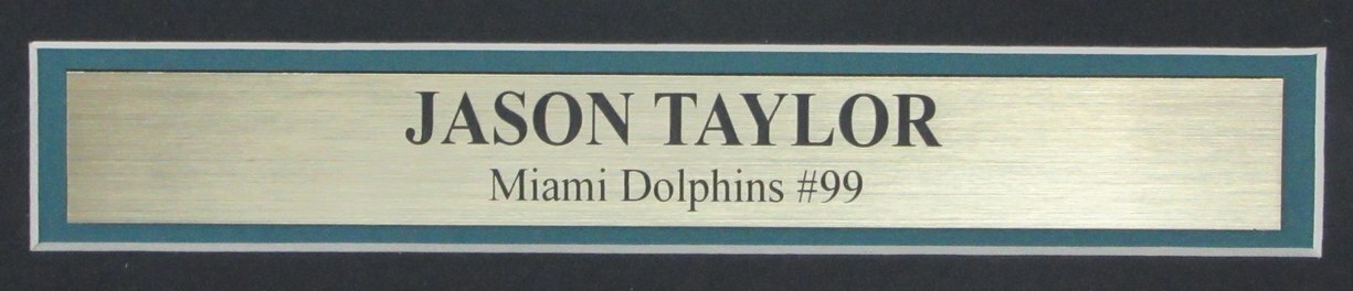 Jason Taylor Hof Miami Dolphins Signed/Auto 16X20