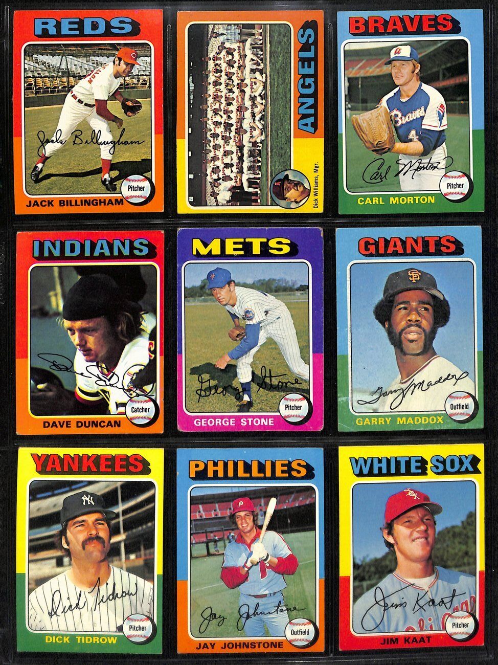 1975 Topps Baseball Card Complete Set (1-660)