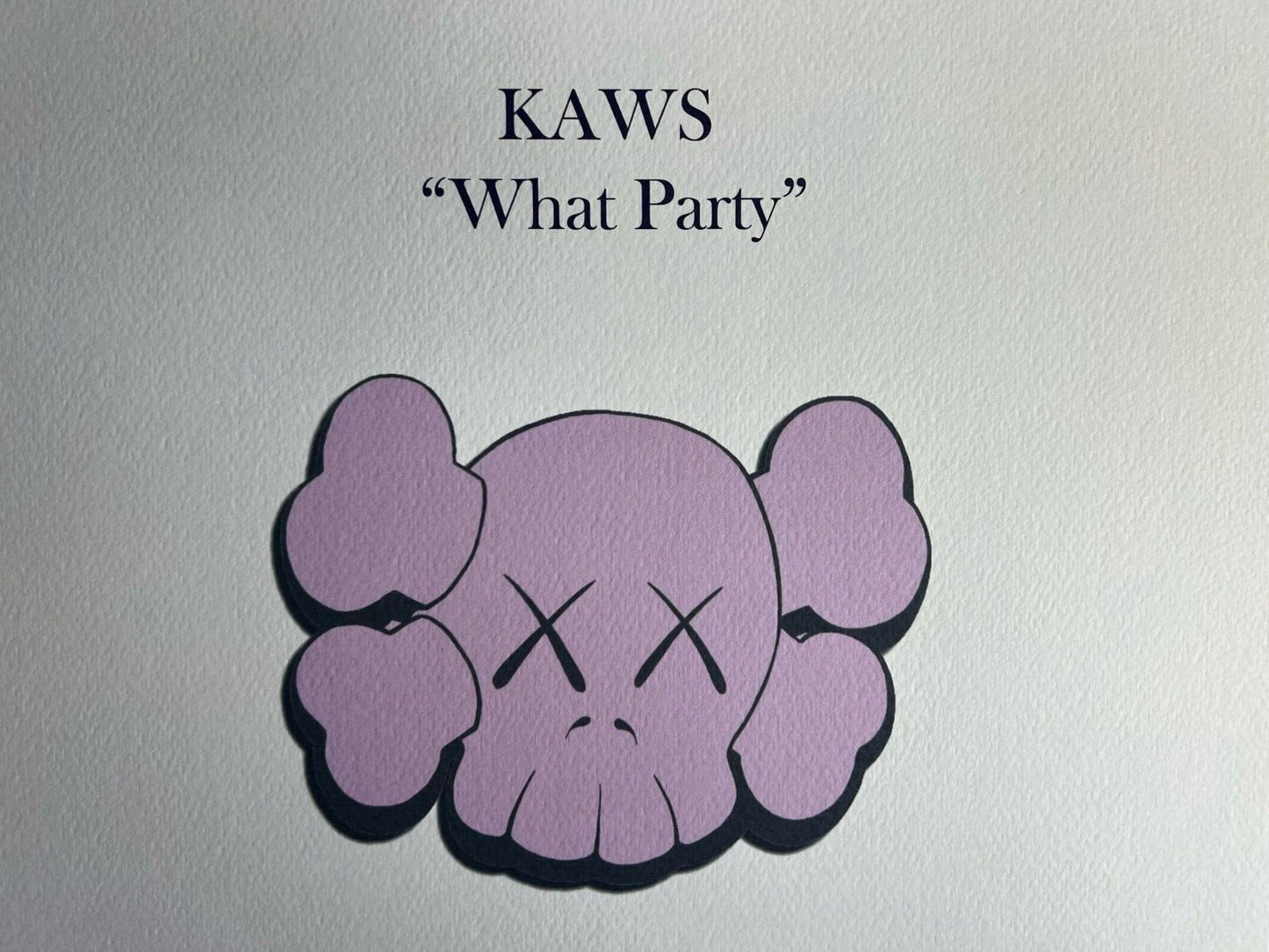 Kaws Lithograph Coa Numbered Limited Certified