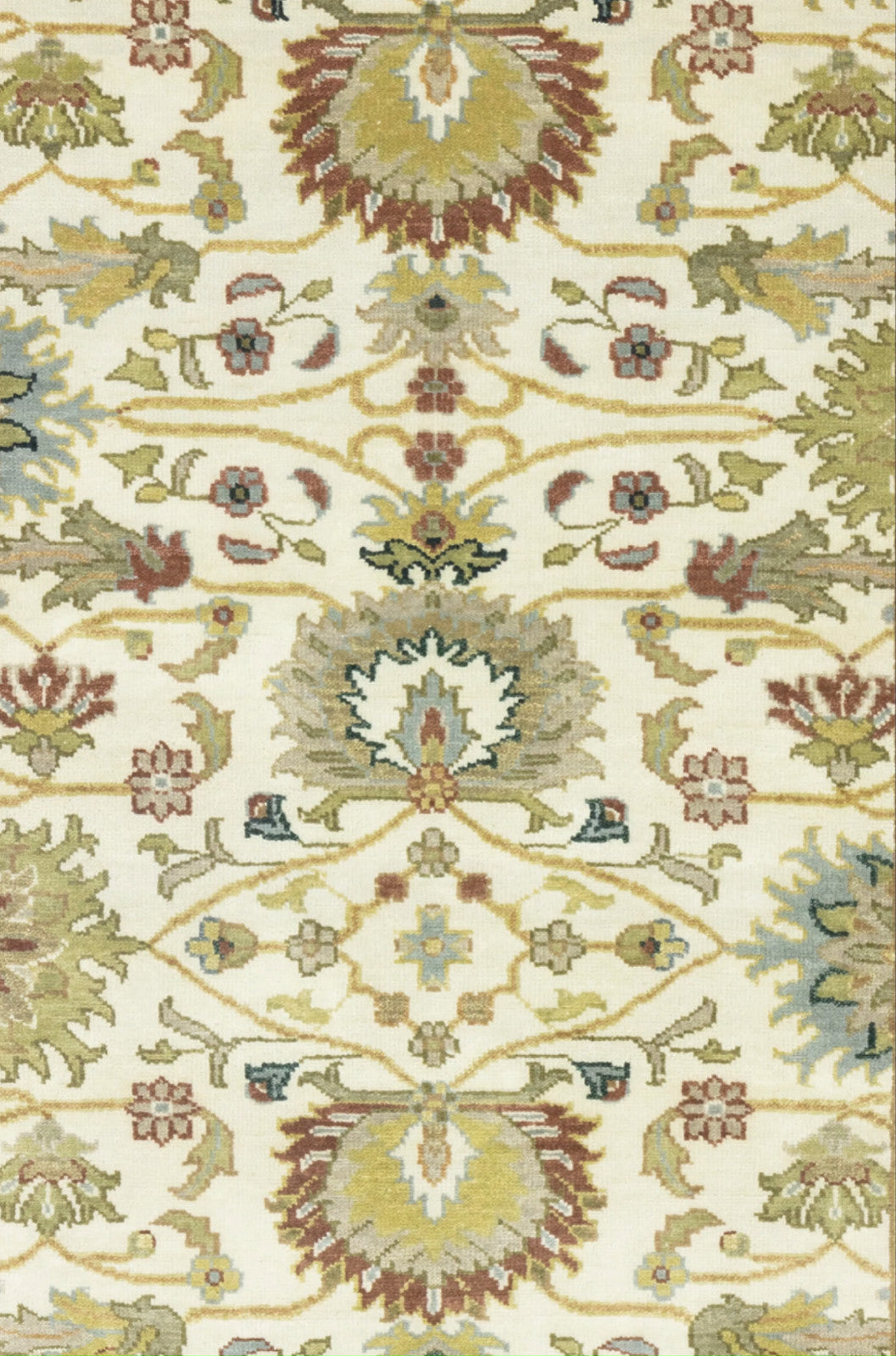 4X6 Ft Hand-Knotted Peshawar Osh Chobi Floral Rug