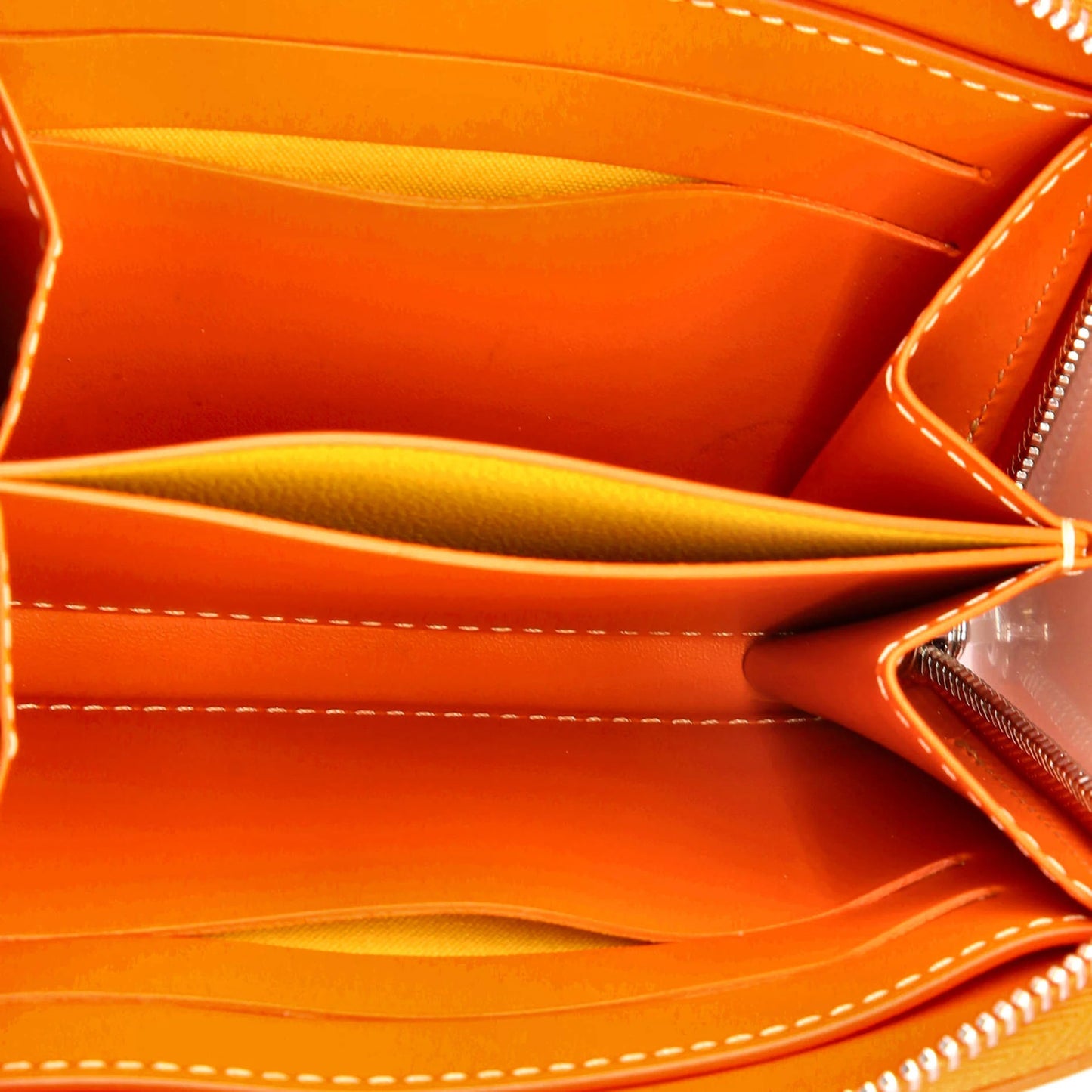 Goyard Matignon Zip Wallet Coated Canvas With Leather Pm