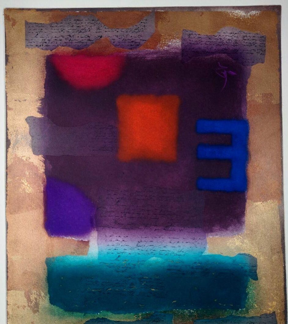 James Cox (Usa) Mixed Media Art Print Etching