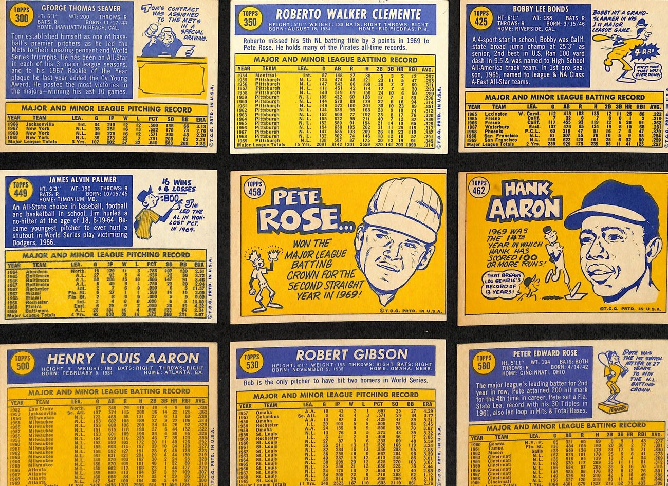 1970 Topps Baseball Card Complete Set (1-720) Seaver Munson Clemente Ryan 195326