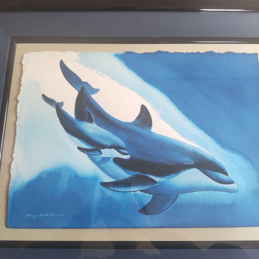 Robert Wyland Ocean Life Original Watercolor On